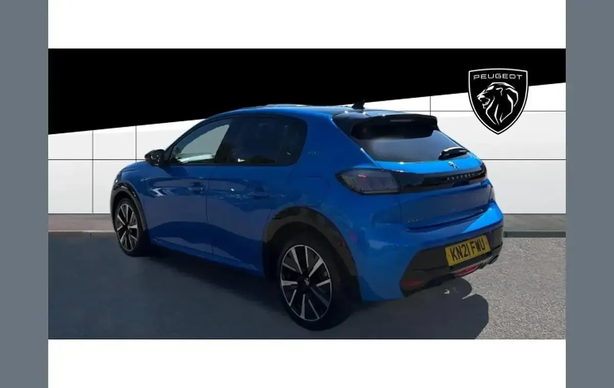 Used Peugeot 208 GTi 101 HP (74 kW) 2021 Blue Hatchback