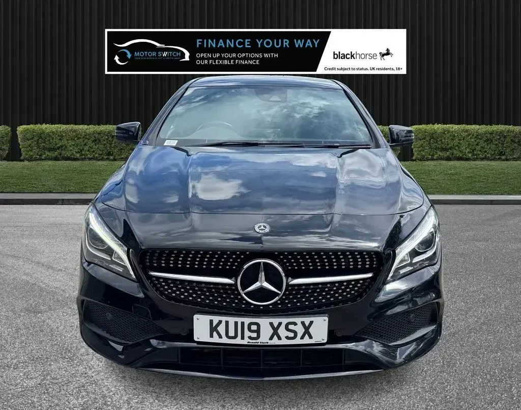Used Mercedes CLA220 AMG line 170 HP (125 kW) 2019 Black Sedan