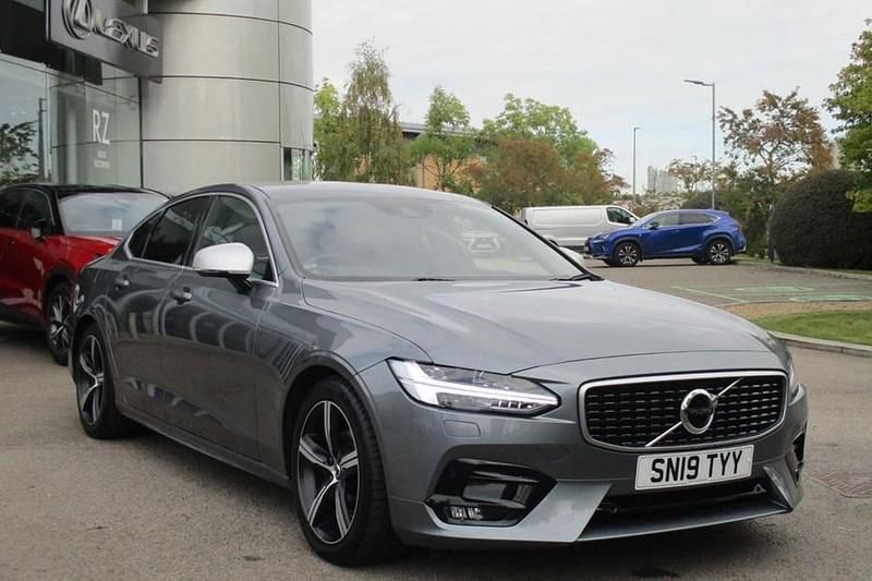 Grey Used 2019 Volvo S90 R-Design Sedan | £16,490 (Fair price) - Image 1/1