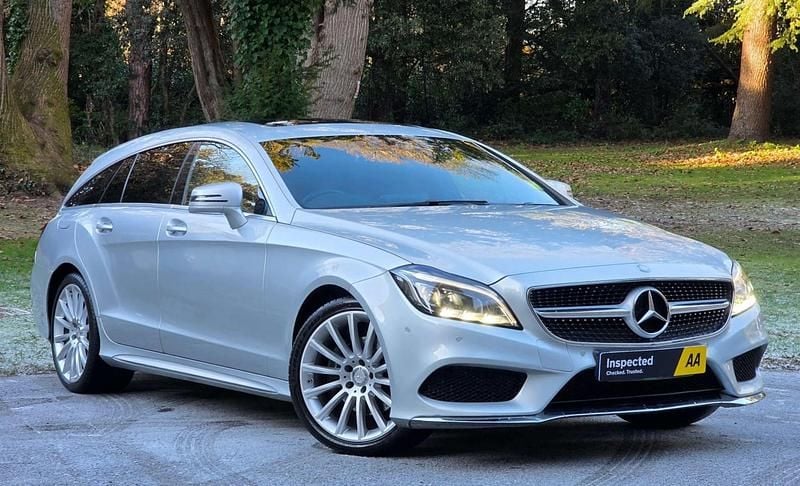 Silver Used 2017 Mercedes CLS220 AMG Line Premium Estate | £14,500 (Fair price) - Image 1/4