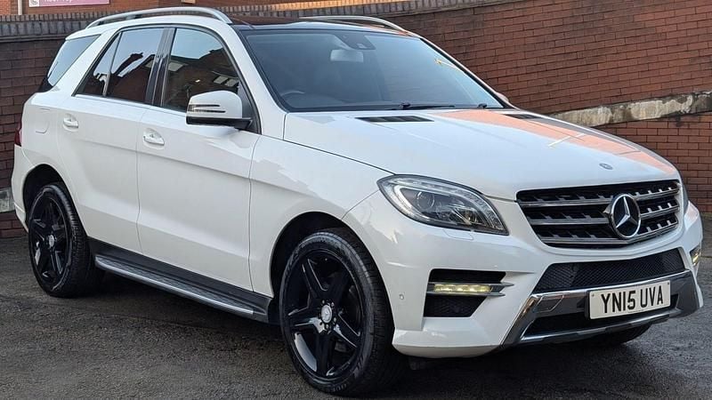 Used Mercedes ML250 AMG line 2015 White SUV