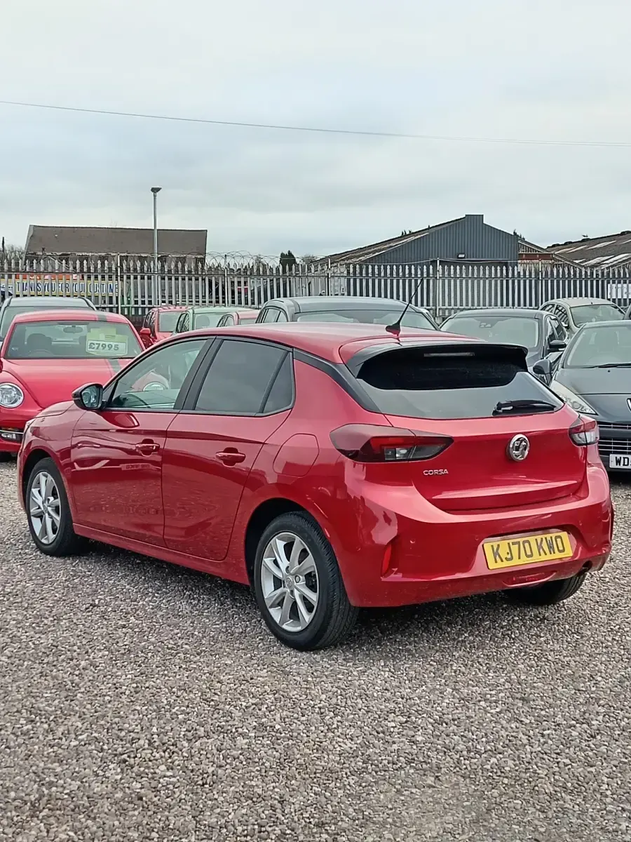 Used Vauxhall Corsa 100 HP (73 kW) 2020 Red Hatchback