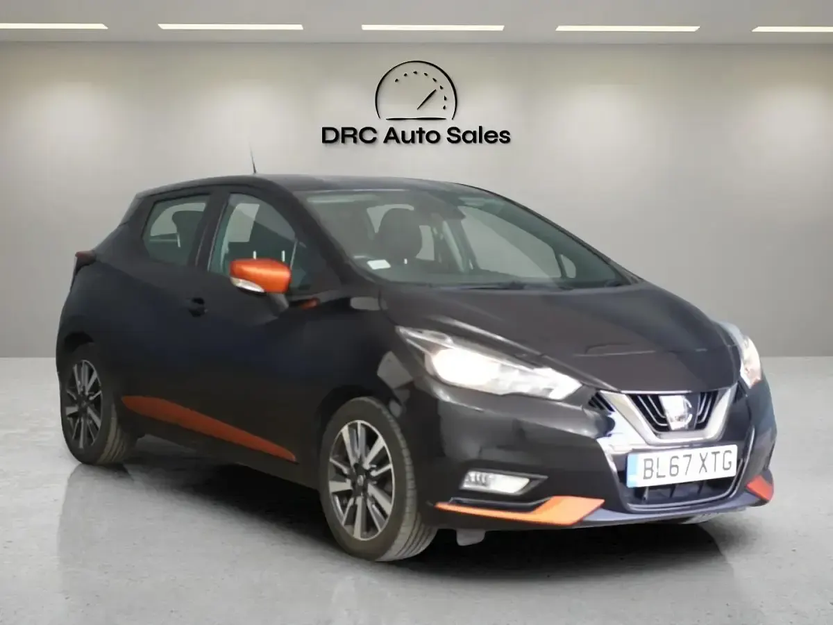 Used Nissan Micra Acenta 71 HP (52 kW) 2018 Black Hatchback