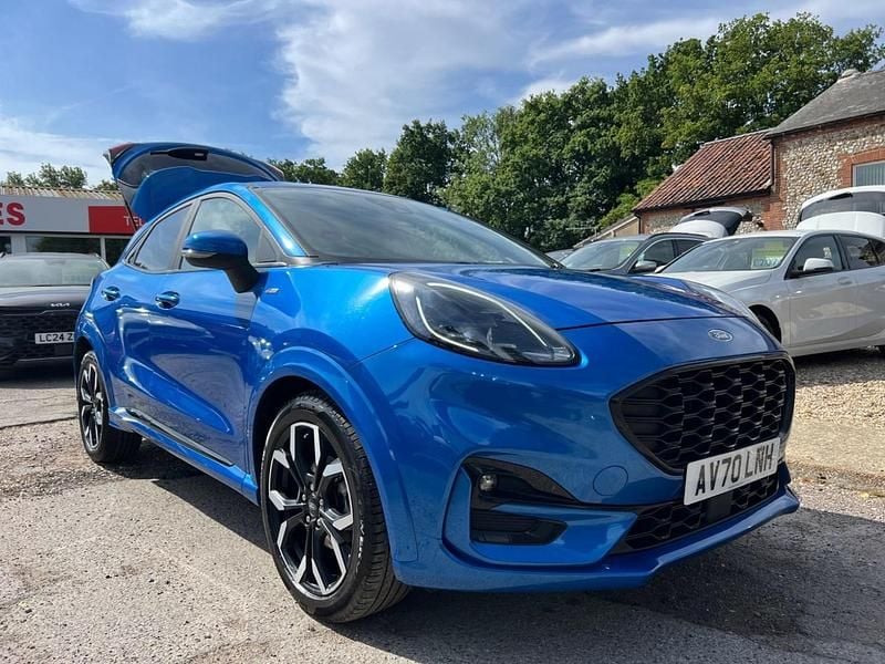 Blue Used 2020 Ford Puma ST-Line X Hatchback | £12,595 (Fair price) - Image 1/3