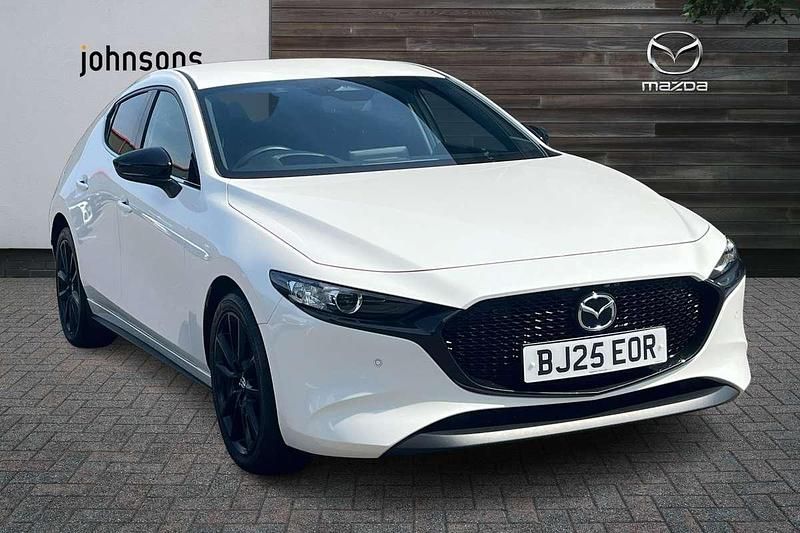 White Used 2025 Mazda 3 Homura-Line Hatchback | £20,718 - Image 1/4