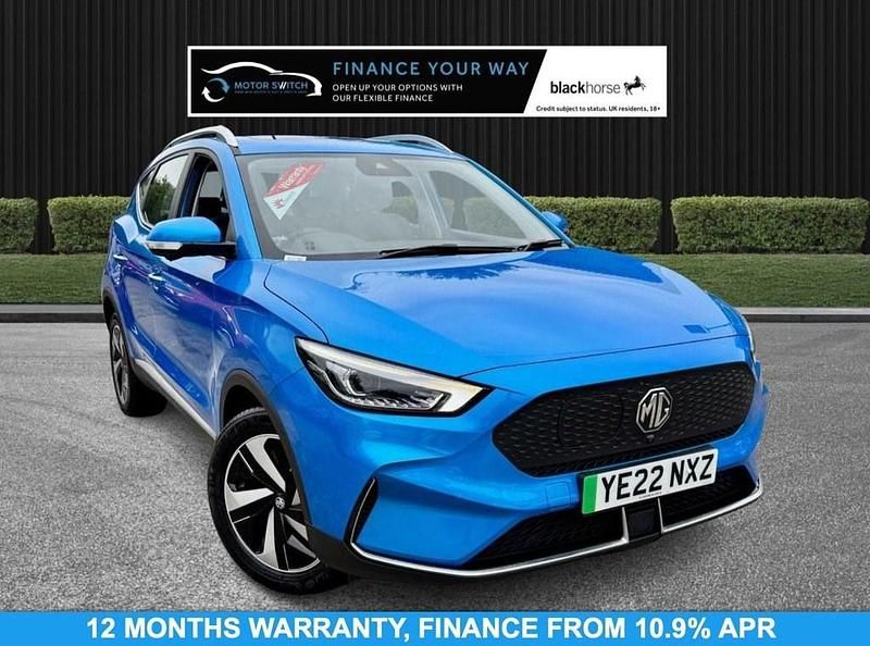 Blue Used 2022 MG ZS Trophy Connect Sedan | £13,295 (Good price) - Image 1/3