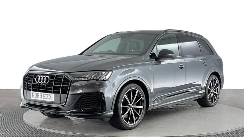 Grey Used 2019 Audi Q7 Black Edition SUV | £34,220 (Fair price) - Image 1/4