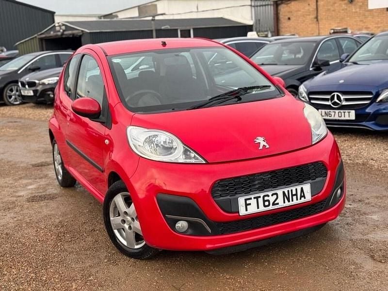 Red Used 2012 Peugeot 107 Active Hatchback | £2,390 (Good price) - Image 1/4