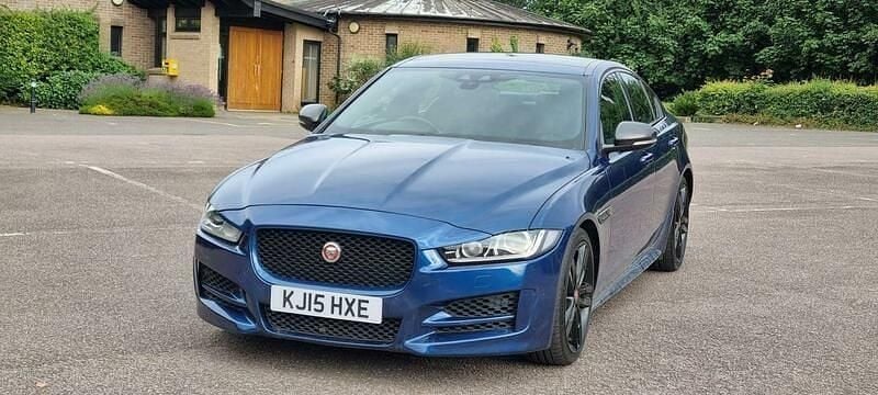 Blue Used 2015 Jaguar XE R-Sport Sedan | £6,470 (Good price) - Image 1/4