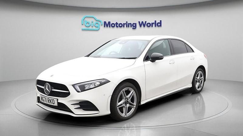 Used Mercedes A250 AMG line 2022 White Sedan
