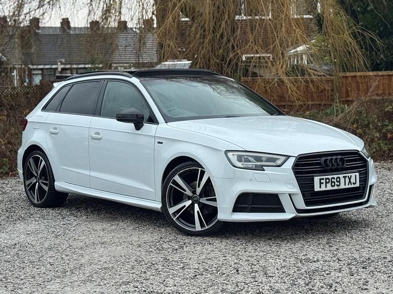 Used Audi A3 Sportback Black Edition 2020 White Hatchback