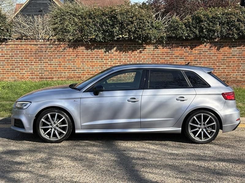 Used Audi A3 Black Edition 2019 Silver Sedan