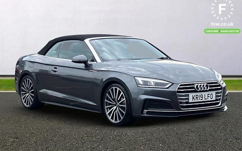 Grey Used 2019 Audi A5 Cabriolet Design Cabriolet | £20,199 (Good price) - Image 1/4