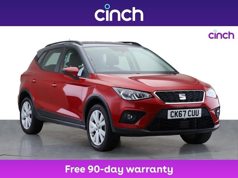 Red Used 2017 Seat Arona SE Technology SUV | £11,799 (Fair price) - Image 1/3
