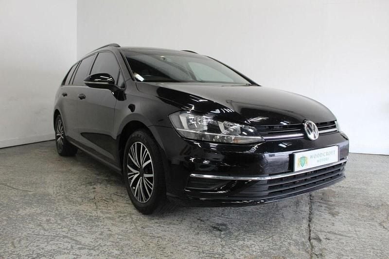 Black Used 2017 VW Golf VII SE Estate | £7,495 (Fair price) - Image 1/3