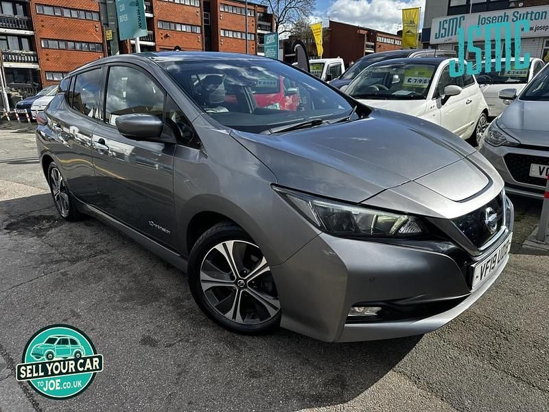 Used Nissan Leaf N-Connecta 110 kW (150 HP) 2019 Grey Hatchback