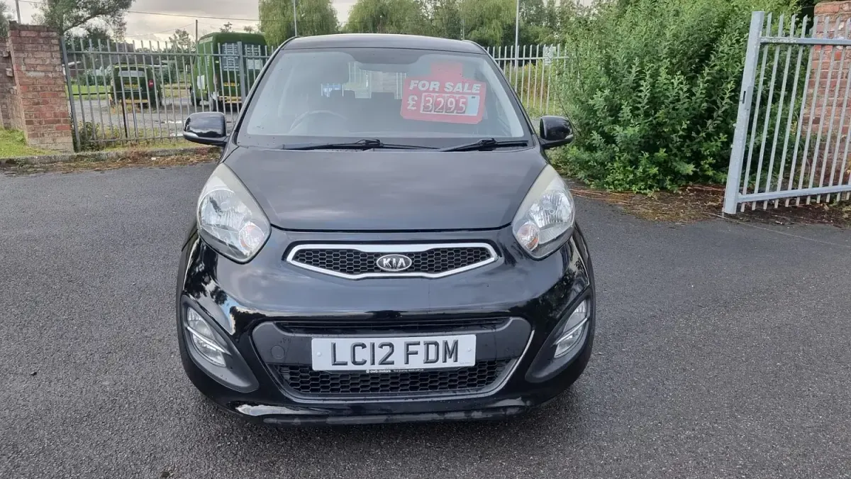 Used Kia Picanto 68 HP (50 kW) 2012 Black Hatchback