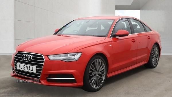 Used Audi A6 S-Line 190 HP (139 kW) 2015 Red Sedan