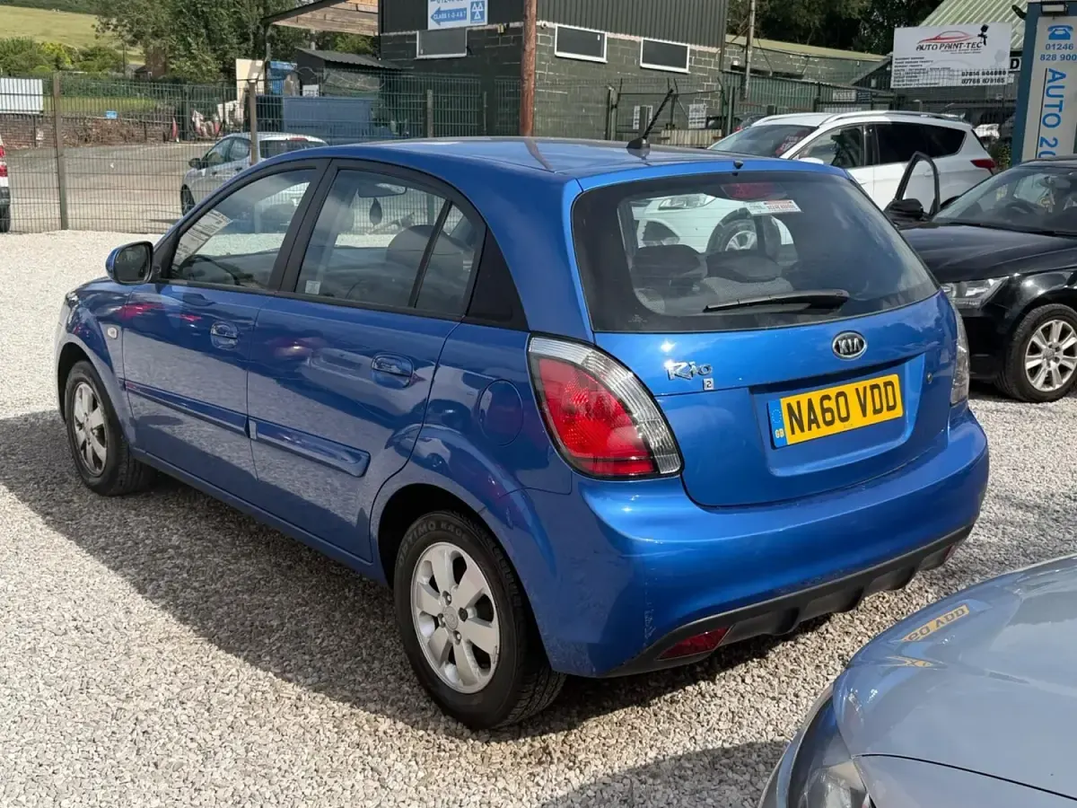 Used Kia Rio 2010 Blue Hatchback