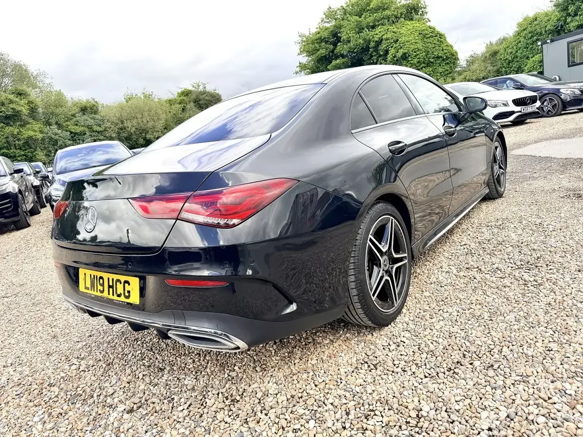 Used Mercedes CLA200 AMG line 2019 Black Coupe