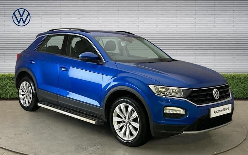 Used VW T-Roc SE 116 HP (85 kW) 2020 Blue SUV