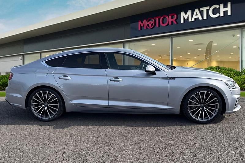 Used Audi A5 Sportback S-Line 190 HP (139 kW) 2019 Silver Hatchback