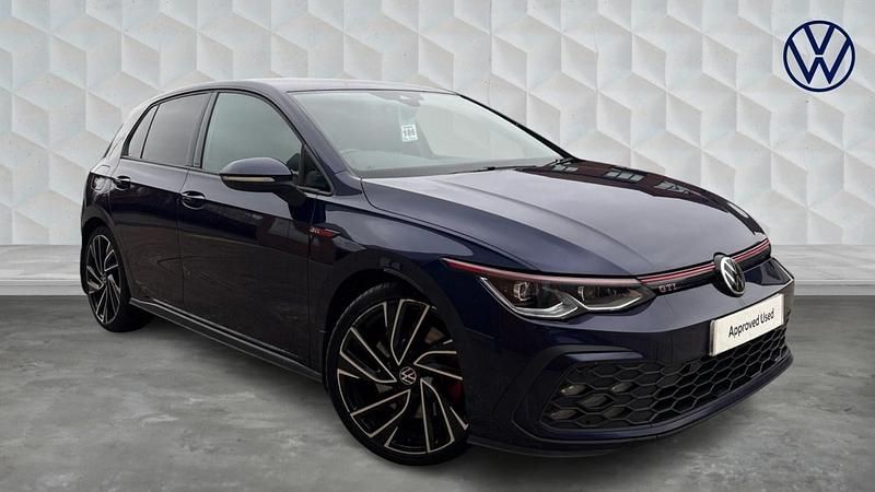 Used VW Golf VII GTI 245 HP (180 kW) 2021 Blue Hatchback