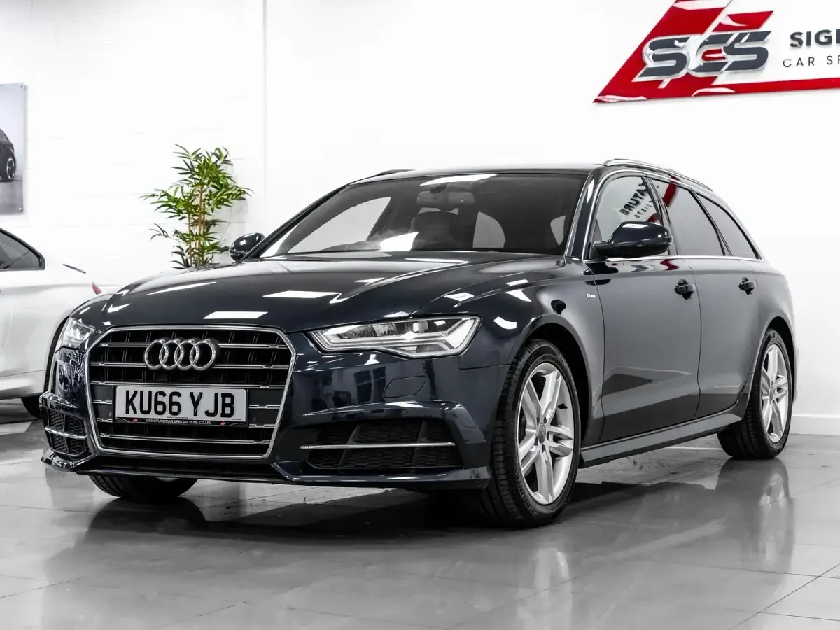 Used Audi A6 S-Line 190 HP (139 kW) 2016 Blue Estate