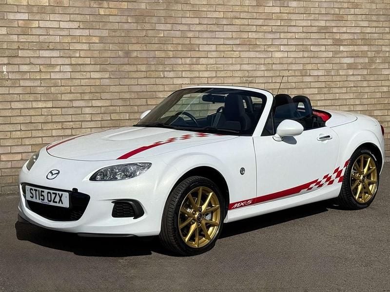 White Used 2015 Mazda MX5 Cabriolet | £10,795 (Fair price) - Image 1/3