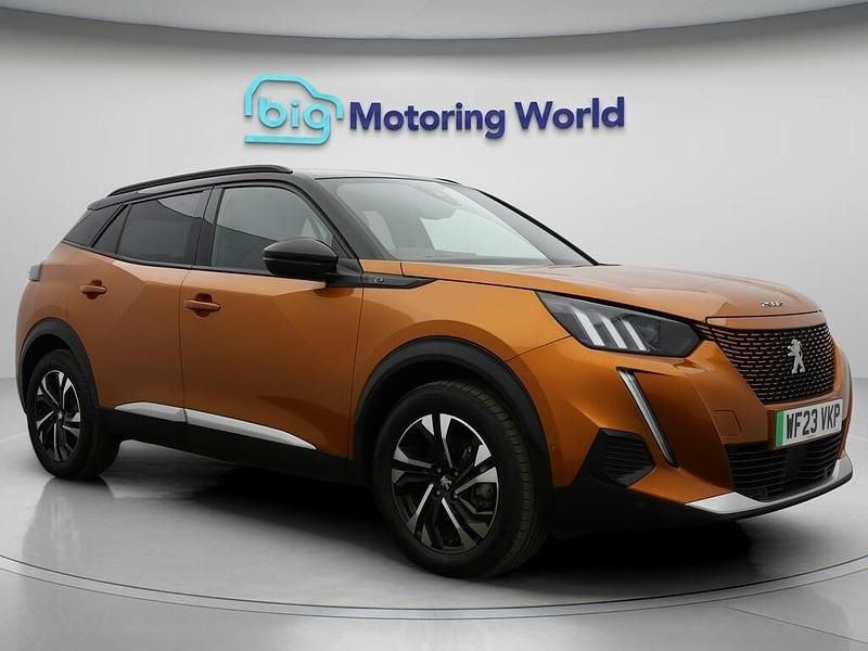 Orange Used 2023 Peugeot e-2008 GTi SUV | £15,600 (Fair price) - Image 1/4