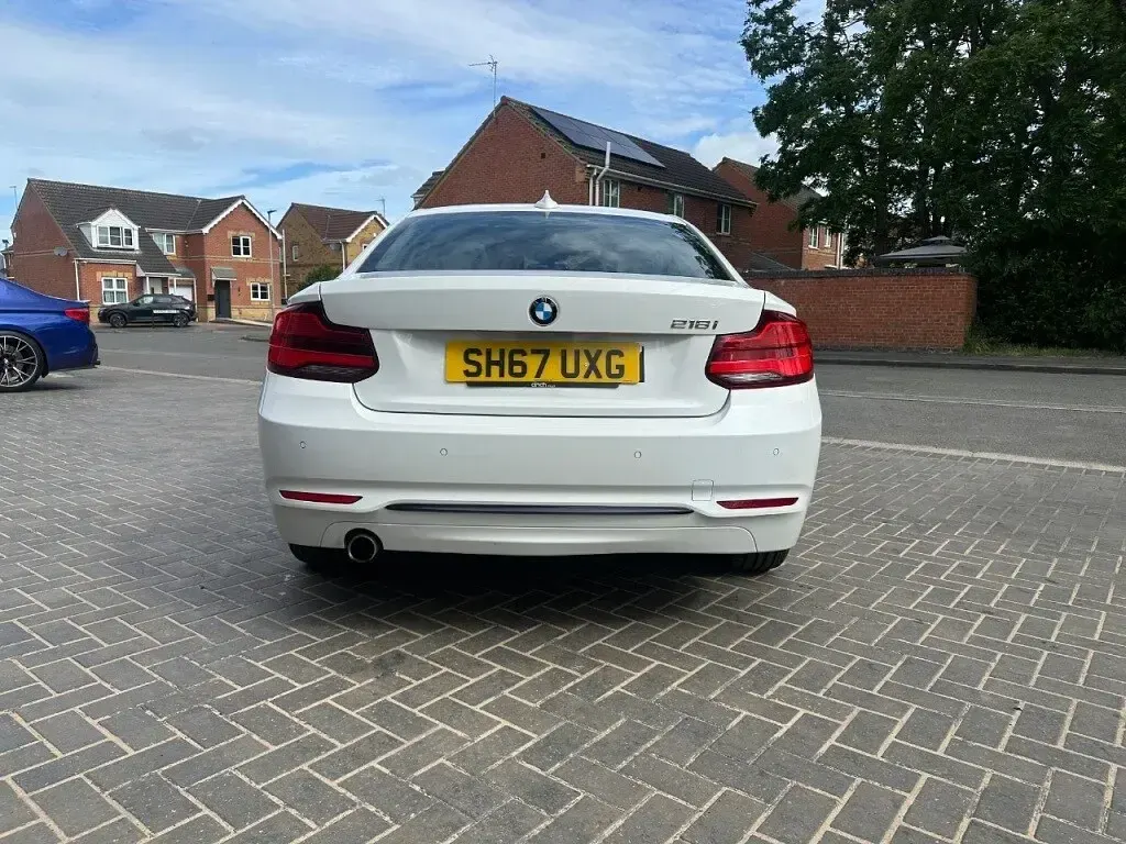Used BMW 218 Sport Line 2017 White Coupe