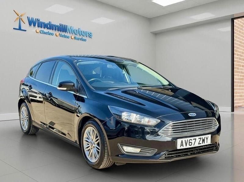 Used Ford Focus Zetec 95 HP (69 kW) 2018 Black Hatchback