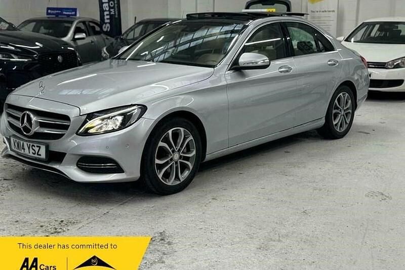Used Mercedes C220 Premium Plus 170 HP (125 kW) 2014 Silver Sedan