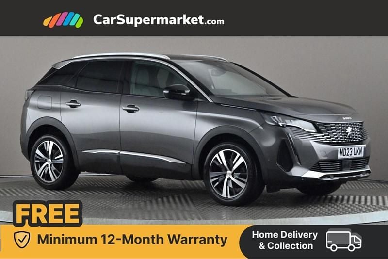 Grey Used 2023 Peugeot 3008 Allure+ Hatchback | £17,197 (Fair price) - Image 1/4