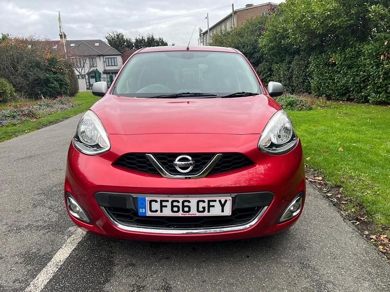 Used Nissan Micra N-TEC 80 HP (58 kW) 2017 Red Hatchback