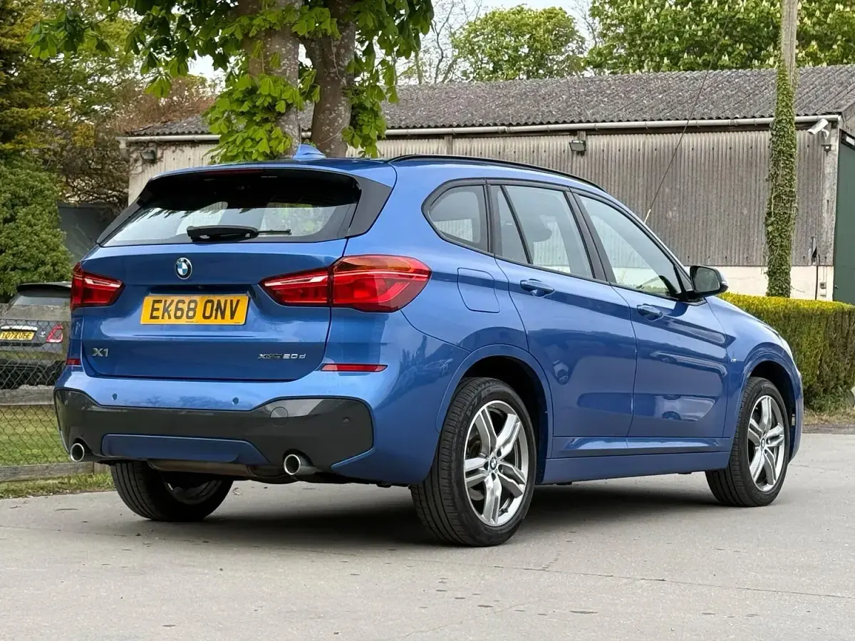 Used BMW X1 M Sport 187 HP (137 kW) 2018 Blue SUV