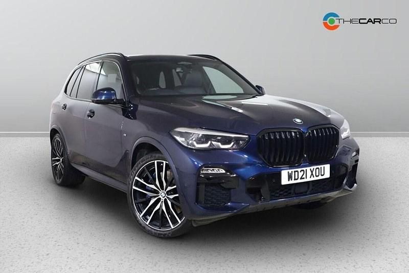 Blue Used 2021 BMW X5 M Sport SUV | £38,975 (Fair price) - Image 1/1
