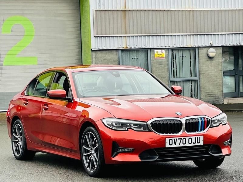 Used BMW 330e Sport Line 2020 Orange Sedan