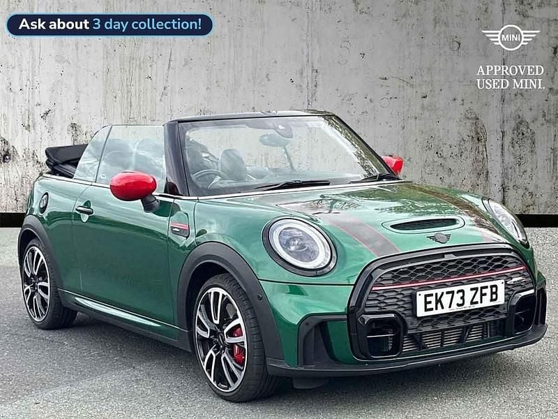 Green Used 2024 Mini John Cooper Works Cabriolet Cabriolet | £28,999 (Fair price) - Image 1/4