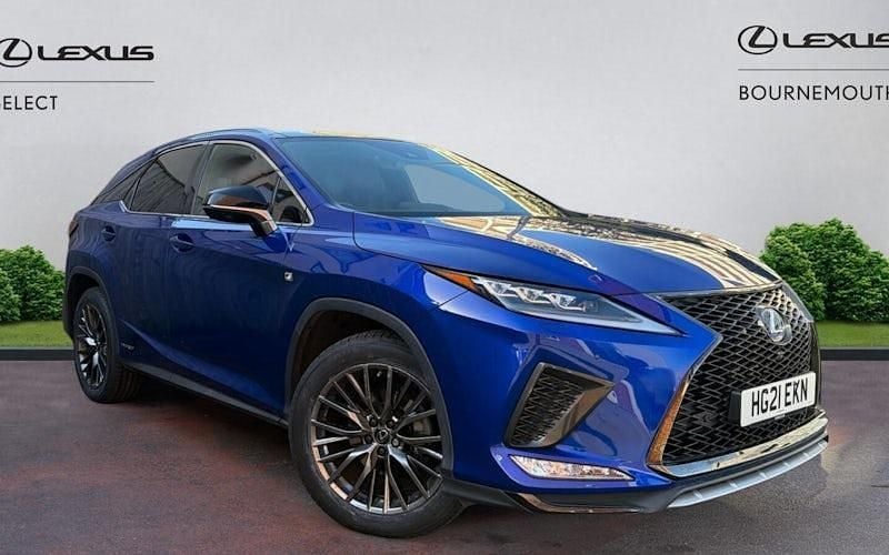 Used Lexus RX450h Sport Line 313 HP (230 kW) 2021 Blue SUV