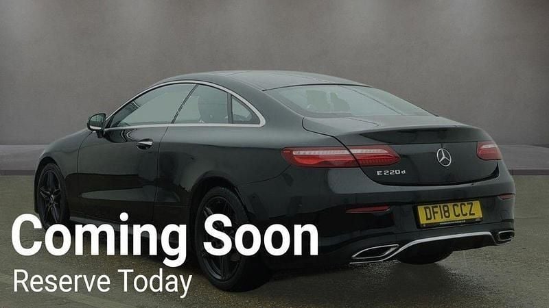 Used Mercedes E220 AMG Line Premium 2018 Black Coupe