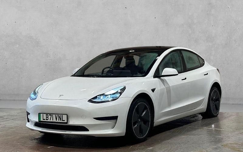 Used Tesla Model 3 Standard Range 366 kW (498 HP) 2021 White Sedan