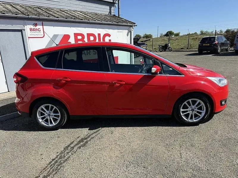 Second-hand Ford C-MAX Zetec 125 CP (91 kW) 2016 Roșu Monovolum