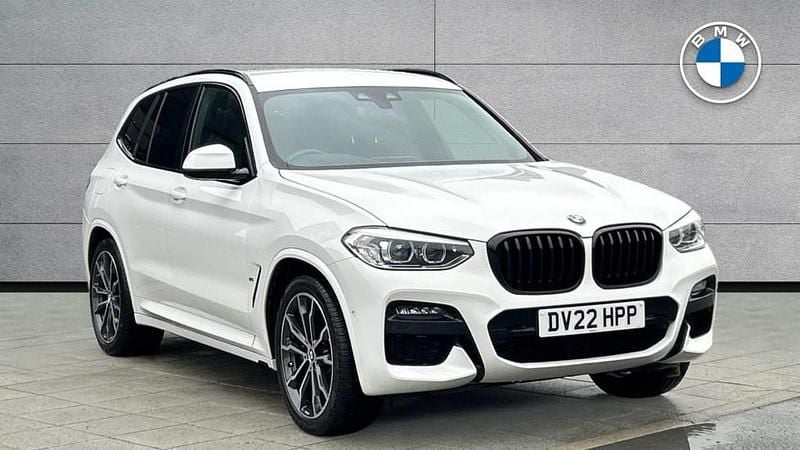 White Used 2022 BMW X3 M Sport SUV | £28,990 - Image 1/4