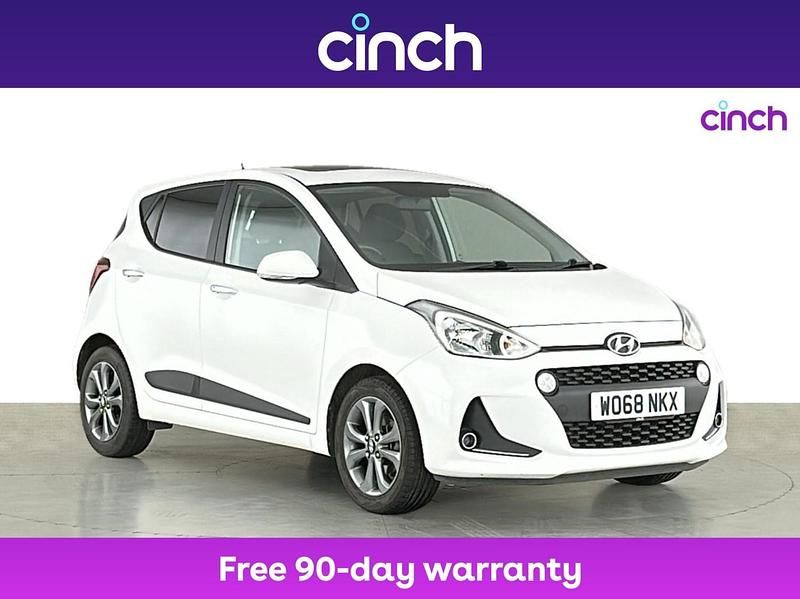 White Used 2019 Hyundai i10 Premium SE Hatchback | £10,999 (Fair price) - Image 1/3