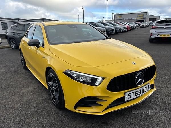 Used Mercedes A35 AMG Executive 2019 Yellow Hatchback