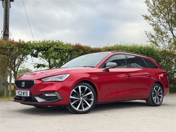 Red Used 2021 Seat Leon FR Sport Estate | £17,999 (A bit pricey) - Image 1/1