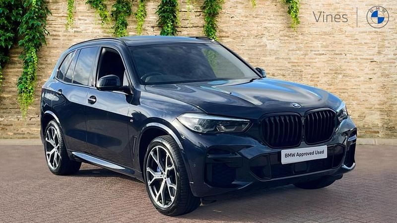 Black Used 2022 BMW X5 M Sport SUV | £46,878 (Fair price) - Image 1/4