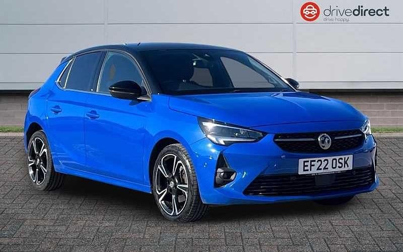 Used Vauxhall Corsa Ultimate 131 HP (96 kW) 2022 Blue Hatchback