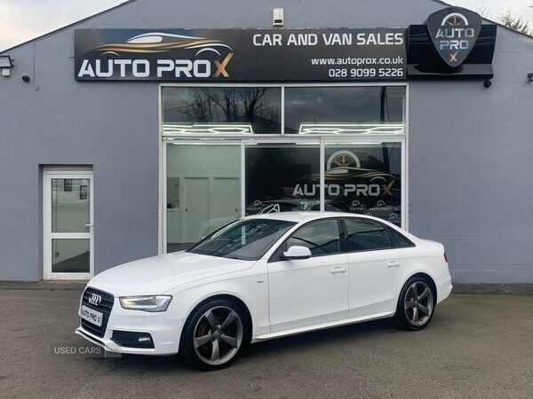 White Used 2013 Audi A4 Black Edition Sedan | £7,950 (Fair price) - Image 1/4